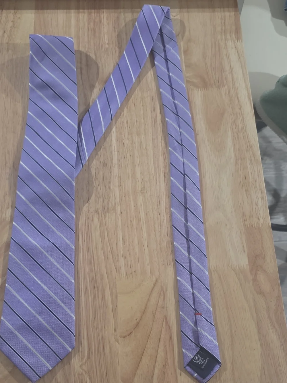 Chaps Light Purple Striped Men’s Tie